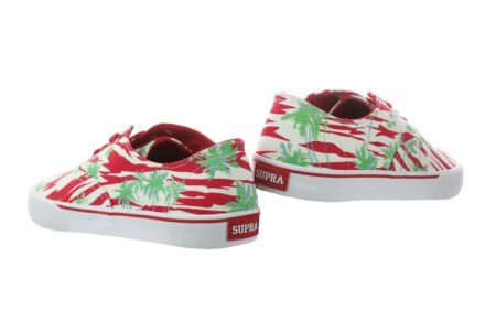 Supra Wrap Red Print White