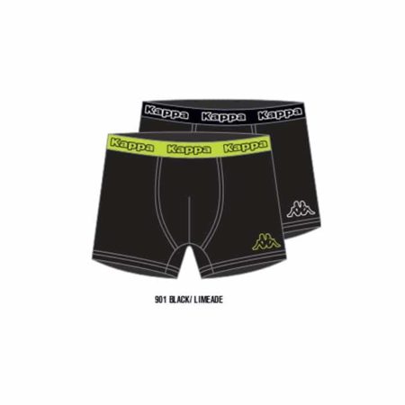 Kappa Boxers Toledo2 705227 Black 2-Pack 1+1 891185