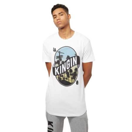 Kingin T-Shirt LA Streets White KG202