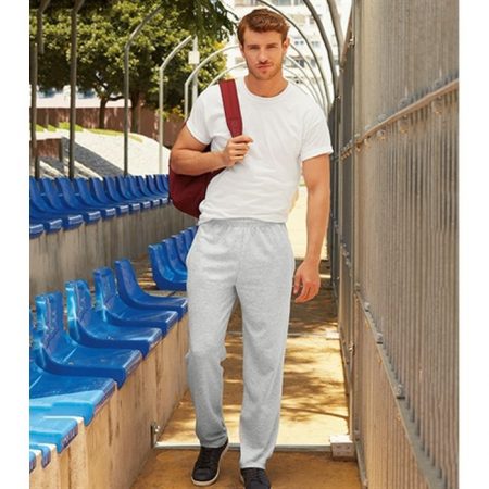 Fruit Of The Loom Lightweight Jog Pants Grey 64-038-0
