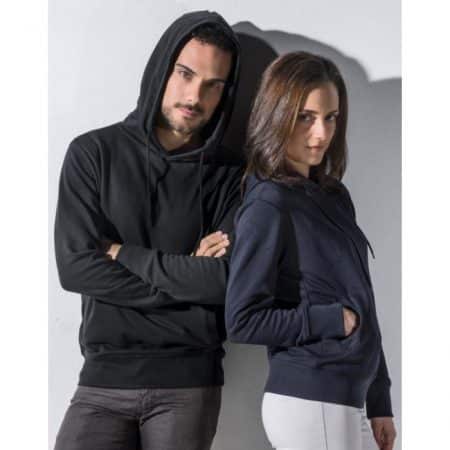 Nakedshirt Matheo Hooded Sweat Black SWM-LSL-H-PC420