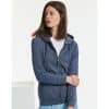 Russell HD Zipped Hood Bright Navy Marl 20700