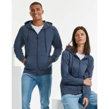 Russell HD Zipped Hood Bright Navy Marl 20700