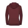 Russell HD Zipped Hood Maroon Marl R-284F-0