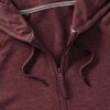 Russell HD Zipped Hood Maroon Marl R-284F-0