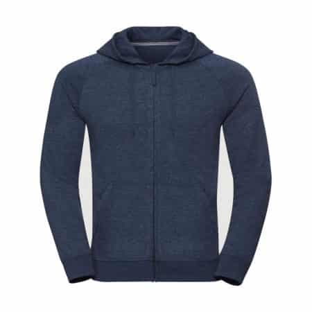 Russell HD Zipped Hood Bright Navy Marl 20800