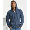 Russell HD Zipped Hood Bright Navy Marl 20800