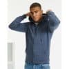 Russell HD Zipped Hood Bright Navy Marl 20800