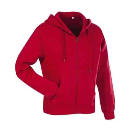 Stedman Sweatjacket Crimson Red ST5610