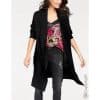 Aniston Long Cardigan Black