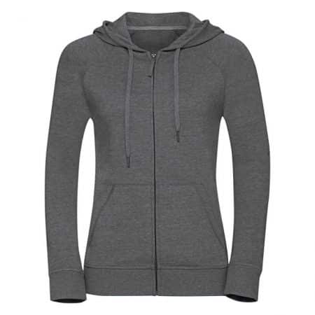 Russell HD Zipped Hood Sweat Grey Marl 0R284F0GYS Γυναικεία ζακέτα