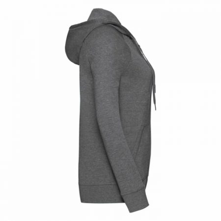 Russell HD Zipped Hood Sweat Grey Marl 0R284F0GYS Γυναικεία ζακέτα