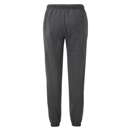 FruitOfTheLoom Classic Elasticated Cuff Jog Pants Dark Heather Grey 640260HD Ανδρικό κλασικό παντελόνι φόρμας