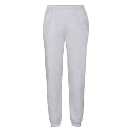 FruitOfTheLoom Classic Elasticated Cuff Jog Pants Heather Grey 64-026-094